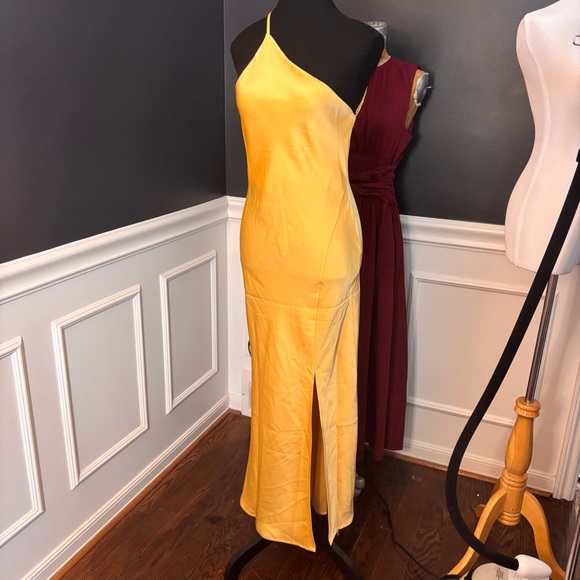 Commense One Shoulder Yellow Dress - Picture 7 of 16